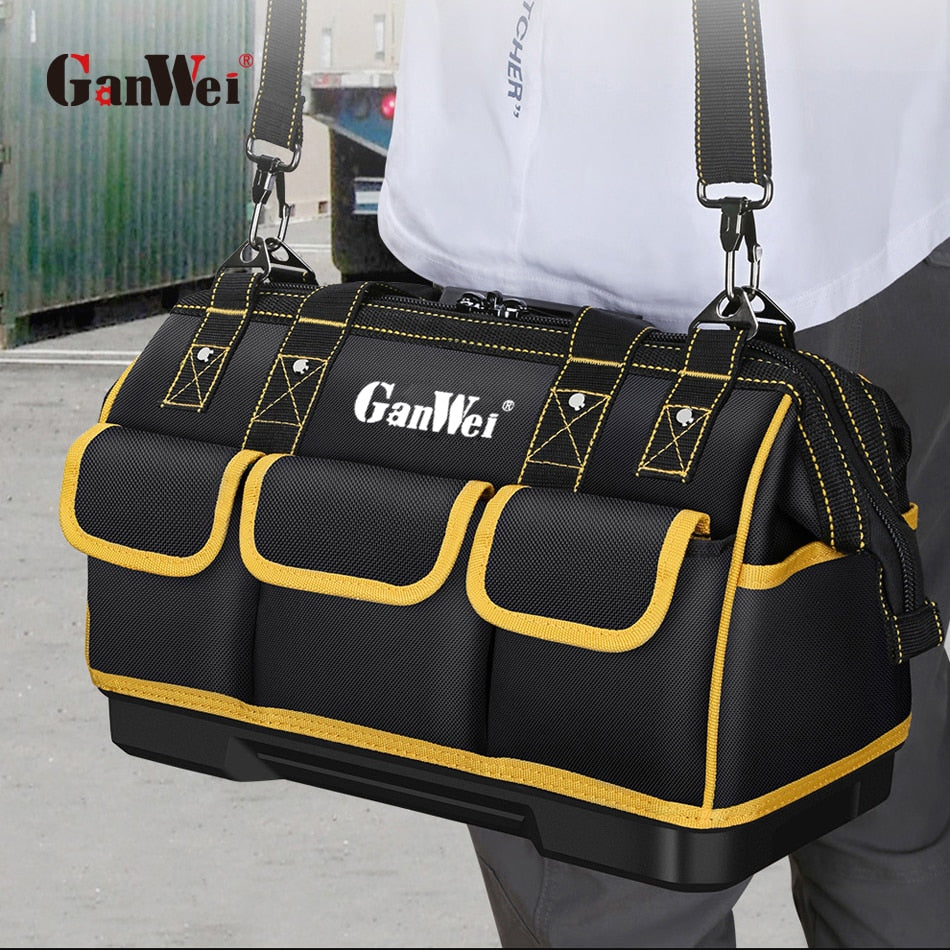 Multi Function Tool Bag Large Capacity Portable Waterproof Storage Bag 1680D Oxford Cloth Wear-Resistant Strong Toolkit