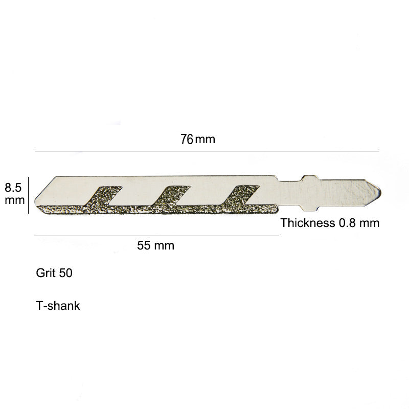 3 Zoll 76 mm Diamant-Stichsägeblätter mit T-Schaft – 5er-Pack